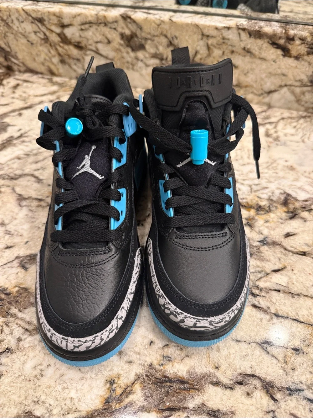 Jordan worn mesh print